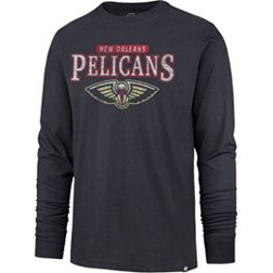 '47 Men's New Orleans Pelicans Blue Linear Franklin Long Sleeve T-Shirt