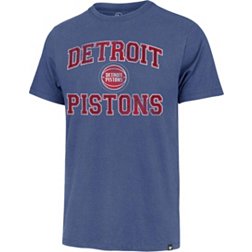 '47 Brand Men's Detroit Pistons Blue Union Arch T-Shirt