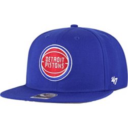 '47 Brand Adult Detroit Pistons No Shot Captain Snapback Hat