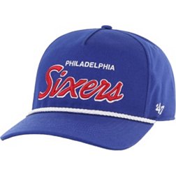 '47 Brand Adult Philadelphia 76ers Script Adjustable Snapback Hitch Hat