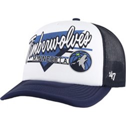 '47 Brand Adult Minnesota Timberwolves Navy Hangout Adjustable Trucker Hat