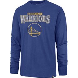 '47 Men's Golden State Warriors Blue Linear Franklin Long Sleeve T-Shirt