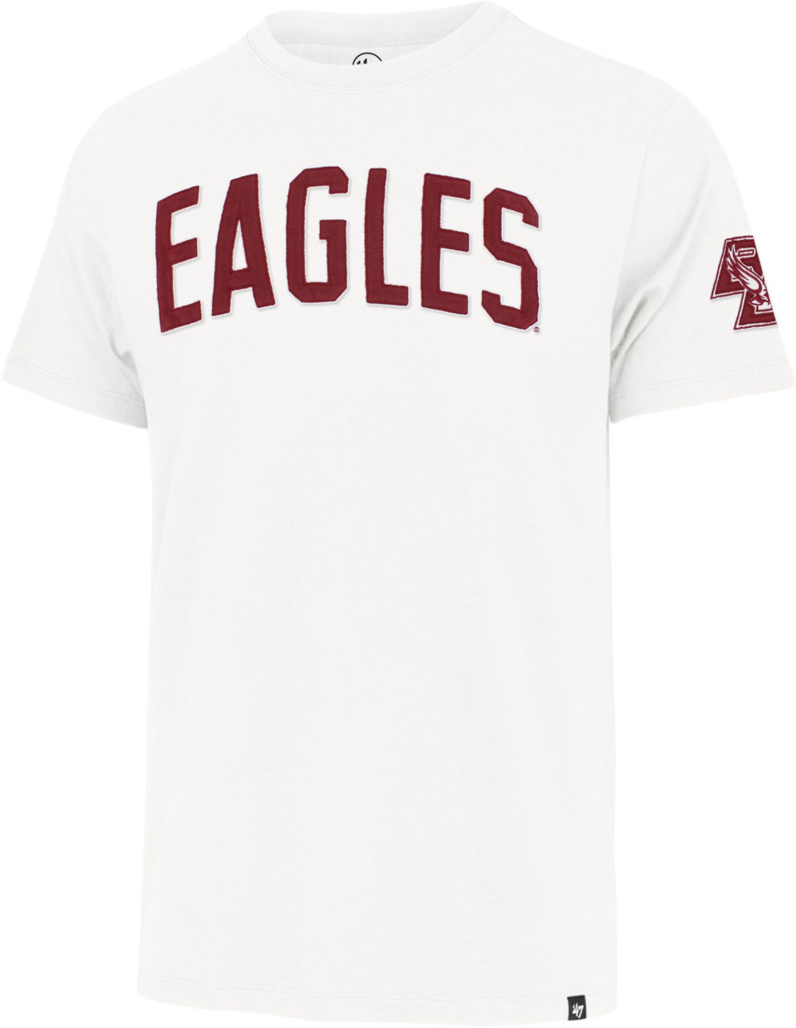 ‘47 Men's Boston College Eagles White Namesake T-Shirt