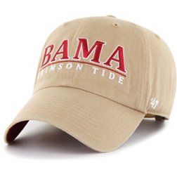‘47 Alabama Crimson Tide Khaki District Clean Up Adjustable Hat