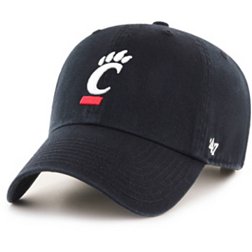 ‘47 Men's Cincinnati Bearcats Black Clean Up Adjustable Hat