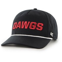 '47 Men's Georgia Bulldogs Black Hitch Rope Snapback Adjustable Hat