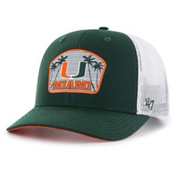 '47 Men's Miami Hurricanes Green Factor Trucker Adjustable Hat
