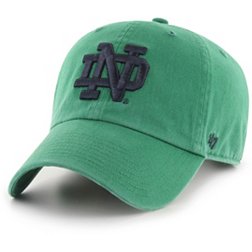 ‘47 Men's Notre Dame Fighting Irish Green Clean Up Adjustable Hat