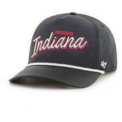 ‘47 Men's Indiana Hoosiers Black Fairway Rope Hitch Adjustable Hat