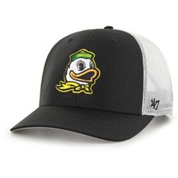 '47 Men's Oregon Ducks Black Logo Trucker Adjustable Hat