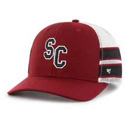 '47 Men's South Carolina Gamecocks Garnet Straight 8 Trucker Adjustable Hat