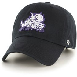 ‘47 Men's TCU Horned Frogs Black Clean Up Adjustable Hat