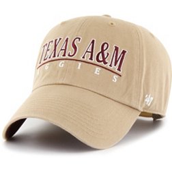 ‘47 Texas A&M Aggies Khaki District Clean Up Adjustable Hat
