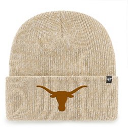 ‘47 Men's Texas Longhorns Khaki Brain Freeze Knit Beanie