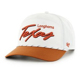 ‘47 Men's Texas Longhorns White Chamberlain Snapback Adjustable Hat