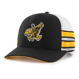 '47 Men's Iowa Hawkeyes Black Straight 8 Trucker Adjustable Hat