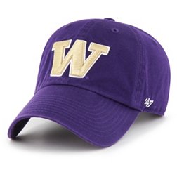 ‘47 Men's Washington Huskies Purple Clean Up Adjustable Hat