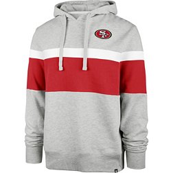 Nike Men's San Francisco 49ers Wordmark Therma-FIT Grey Pullover Hoodie