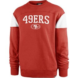 '47 Men's San Francisco 49ers Groundbreak Red Crew Sweatshirt