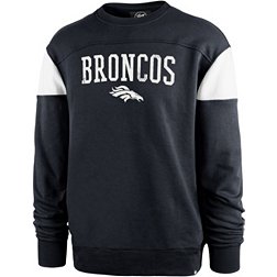 '47 Men's Denver Broncos Groundbreak Blue Crew Sweatshirt
