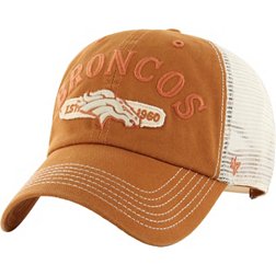 '47 Men's Denver Broncos Riverbank Orange Clean Up Adjustable Hat