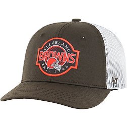 '47 Youth Cleveland Browns Scramble Adjustable Trucker Hat