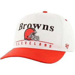 '47 Men's Cleveland Browns Super Hitch Throwback White Adjustable Hat