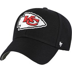 '47 Men's Kansas City Chiefs MVP Black Adjustable Hat