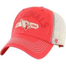 '47 Men's Arizona Cardinals Riverbank Red Clean Up Adjustable Hat