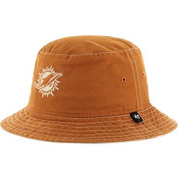 '47 Men's Miami Dolphins Trailhead Orange Bucket Hat