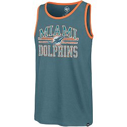 '47 Men's Miami Dolphins Winger Teal Tank Top