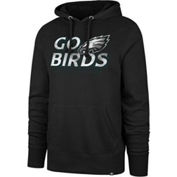 '47 Men's Philadelphia Eagles Go Birds Black Pullover Hoodie