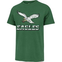 '47 Men's Philadelphia Eagles Upgrade Franklin Kelly Green T-Shirt