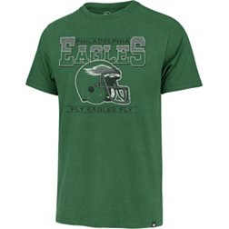 '47 Men's Philadelphia Eagles Team Lock Legacy Green T-Shirt