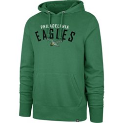 '47 Men's Philadelphia Eagles Outrush Legacy Kelly Green Hoodie