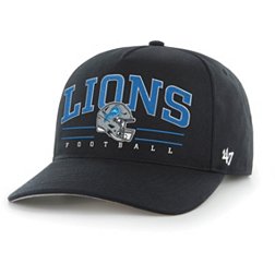 '47 Men's Detroit Lions Roscoe Hitch Black Adjustable Hat
