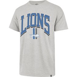 '47 Men's Detroit Lions Walk Tall Throwback Grey T-Shirt