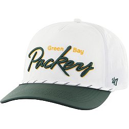 '47 Men's Green Bay Packers Chamberlain Hitch White Adjustable Hat