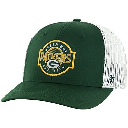 '47 Youth Green Bay Packers Scramble Adjustable Trucker Hat