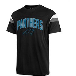 '47 Men's Carolina Panthers Coverall Black T-Shirt