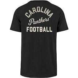 '47 Men's Carolina Panthers Turnback Front Black T-Shirt