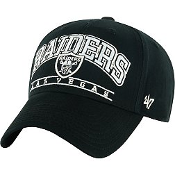 '47 Men's Las Vegas Raiders Fletcher MVP Black Adjustable Hat