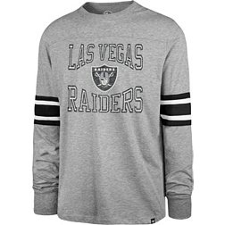'47 Men's Las Vegas Raiders Cover 2 Grey Long Sleeve T-Shirt