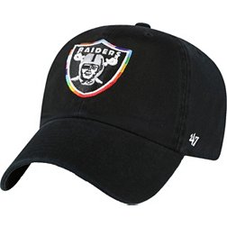 '47 Men's Las Vegas Raiders Pride Black Clean Up Adjustable Hat