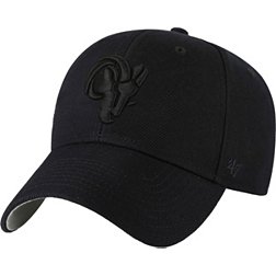 '47 Men's Los Angeles Rams MVP Black Adjustable Hat