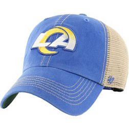 '47 Men's Los Angeles Rams Clean Up Trawler Blue Adjustable Hat
