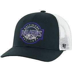 '47 Youth Baltimore Ravens Scramble Adjustable Trucker Hat
