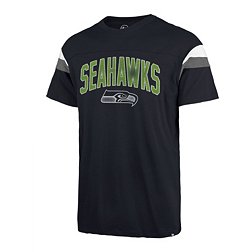 '47 Men's Seattle Seahawks Coverall Navy T-Shirt
