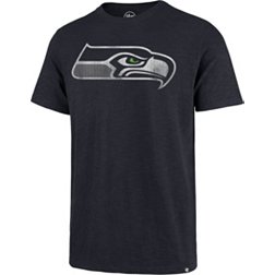 47 Men's Seattle Seahawks Scrum Logo Navy T-Shirt