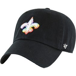 '47 Men's New Orleans Saints Pride Black Clean Up Adjustable Hat